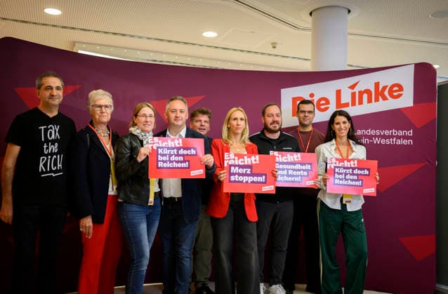 NRW, Die Linke State Party Conference in Mülheim an der Ruhr