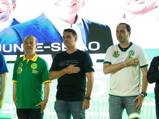 Brazil, event with Flavio Bolsonaro in Chapeco
