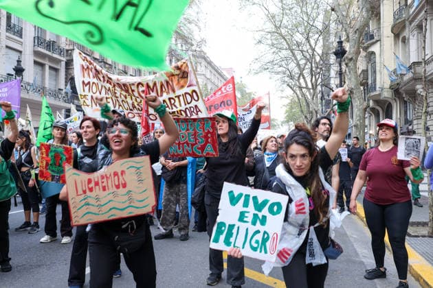 Argentina: Anti-government protests in Buenos Aires