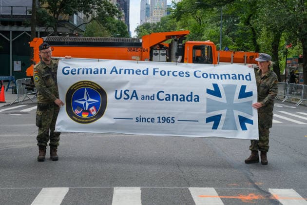 USA, German-American Steuben Parade in New York