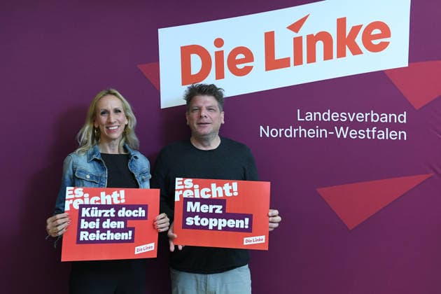 NRW, Die Linke State Party Conference in Mülheim an der Ruhr