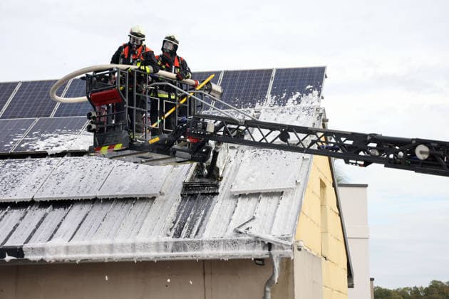 Bavaria, building fire in Upper Franconia