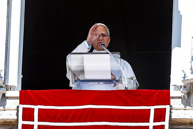 Vatican: Pope Leo XIV recites the Angelus