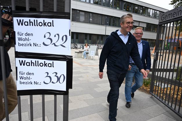 Election in Berlin: Stefan Evers casts his vote
