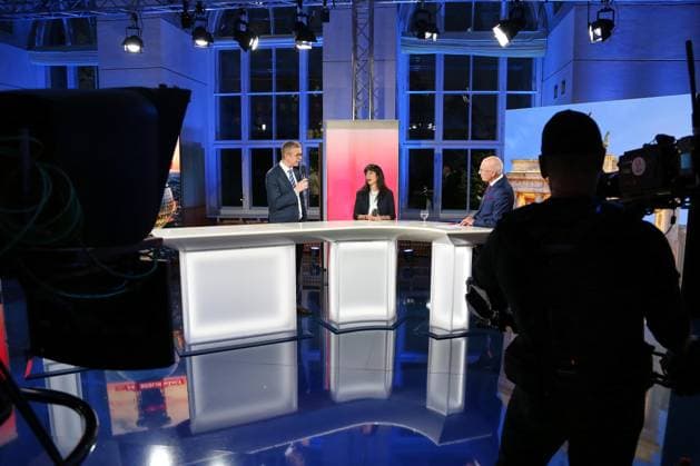 Berlin House of Representatives Election, Election Night at the House of Representatives