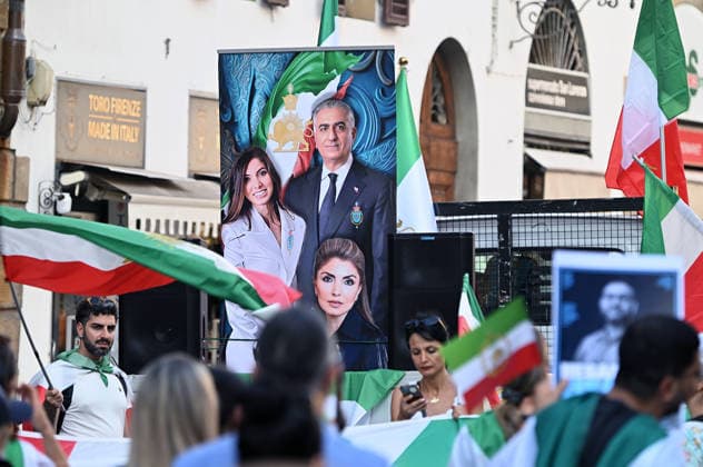 Italy: Protest in Florence against the regime in Iran
