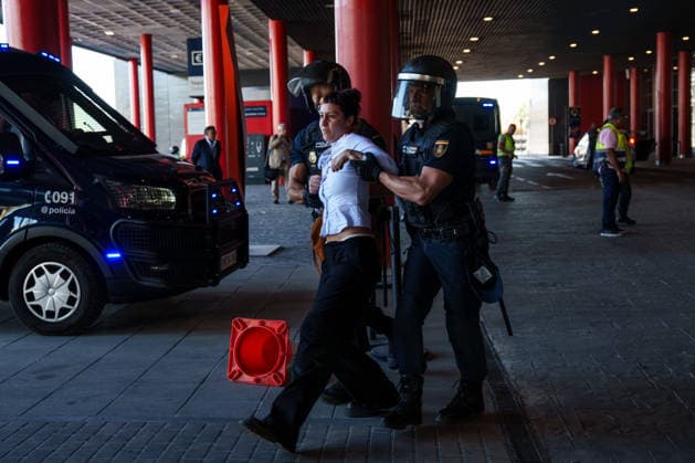Spain, Madrid: Arrests at the opening of ‘The District 2026’ property fair