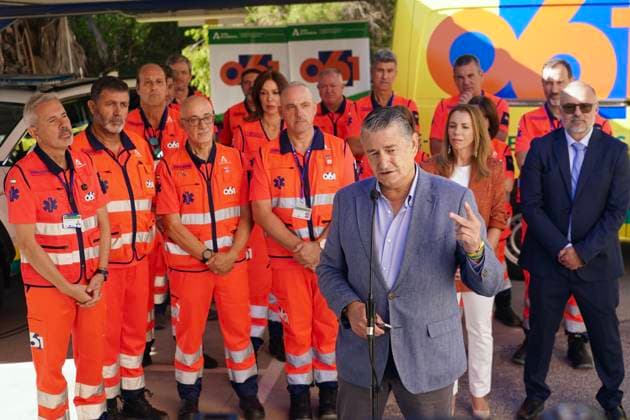 Spain: Presentation of new tablets for the 061 emergency services in Málaga