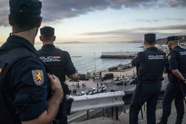 Spain: Spanish security forces are stepping up security at the border near Ceuta