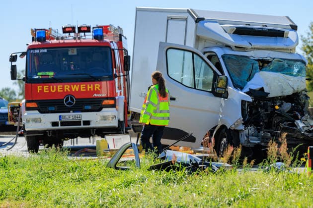 Hesse, road traffic accident on the A67