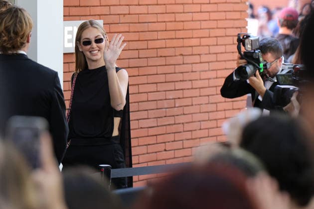 Milan Fashion Week, guests at the Fendi fashion show