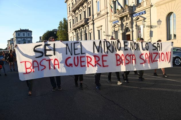 Italy: Rally by people with autism at a demonstration in Florence