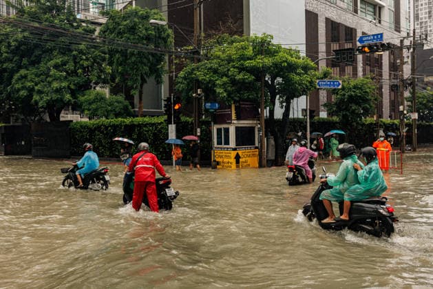 Thailand: Flooding following heavy rain in Bangkok