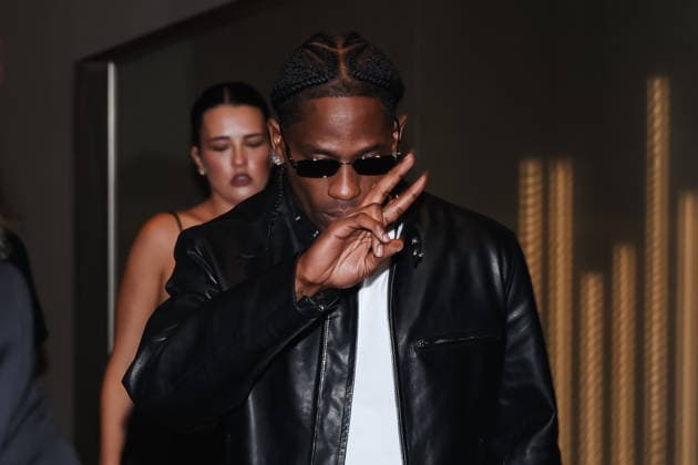 Celebrity: Travis Scott in Milan