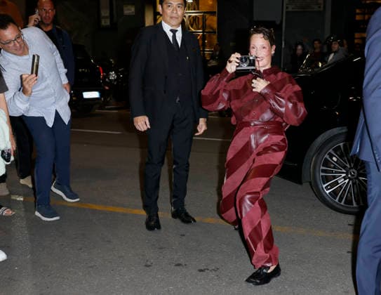 Milan Fashion Week, guests at the Bottega Veneta fashion show
