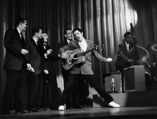 IMAGO Music History, Elvis Presley on the Ed Sullivan Show in 1956