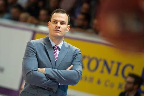 28 10 2018 Basketball Bundesliga easyCredit BBL Season 2018 19 5 Matchday BG Göttingen HAKRO Merlins Crailsheim Göttingens Coach Johan Roijakkers Photo Swen Doorman BG Göttingen HAKRO Merlins Crailsheim SPF3951