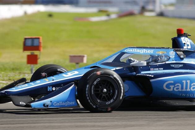 October 24, 2020, St. Petersburg, Florida, USA: IndyCar, Indy Car, IRL, USA driver Max Chilton approaches turn two during the morning IndyCar practice session at the Firestone Grand Prix of St. Petersburg on Saturday, Oct. 24, 2020 in St. Petersburg. St. Petersburg USA - ZUMAs70_ 0105849499st Copyright: xLuisxSantanax