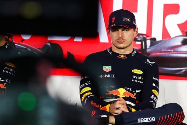 F1 Bahrain Grand Prix 2023 Max Verstappen of Red Bull Racing attends a press conference, PK, Pressekonferenz after F1 Bahrain Grand Prix of 2023 Formula One World Championship, WM, Weltmeisterschaft at Bahrain International Circuit on March 5, 2023 in Sakhir, Bahrain. Sakhir Bahrain Copyright: xBeataxZawrzelx originalFilename:zawrzel-f1bahrai230305_npDnb