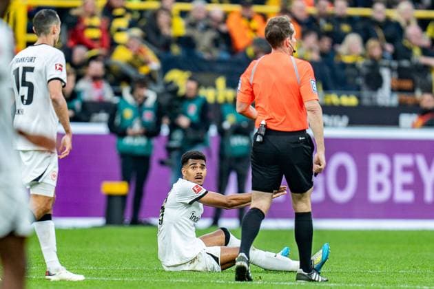 Ansgar Knauff Eintracht Frankfurt, 36 Borussia Dortmund vs Eintracht Frankfurt, Football, 1 Bundesliga, Matchday 26, 17 03 2024 DFL REGULATIONS PROHIBIT ANY OUSE OF PHOTOGRAPHS AS IMAGE SEQUENCES AND OR QUASI VIDEO Borussia Dortmund vs Eintracht Frankfurt, Football, 1 Bundesliga, Matchday 26, 17 03 2024 Dortmund Copyright: xEibner-Pressefoto BahhoxKarax EP_BVB
