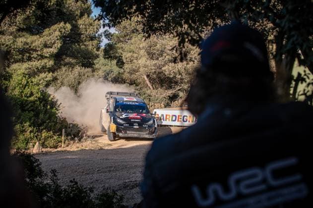 FIA WRC, Motorsport Rallye, WM Rally Italia Sardegna 2024 The driver Takamoto Katsuta and his co-driver Aaron Johnston are driving the Toyota GR Yaris Rally1 in action during Day 1 of Rally Italia Sardegna in Sardinia, Italy, on June 1, 2024 Alghero Italy Copyright: xFedericoxManonix originalFilename:manoni-notitle240531_npQtP