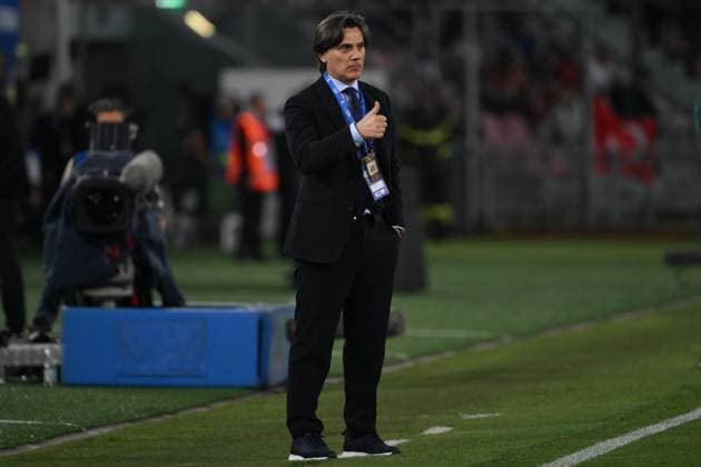 Vincenzo Montella, head coach of Turkey, during a friendly football match between Italy and Turkey at Renato Dall Ara stadium in Bologna (Italy), June 4th, 2024. andreaxstaccioli
