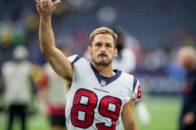 NFL, American Football Herren, USA 2021: Jaguars vs Texans SEP 12 September 12, 2021: Houston Texans wide receiver Danny Amendola (86) leaves the field after an NFL football game between the Jacksonville Jaguars and the Houston Texans at NRG Stadium in Houston, TX. The Texans won the game 37 to 21...Trask Smith CSM Houston TX U.S. EDITORIAL USE ONLY Copyright: xx ZUMA-20210912_zaf_c04_888.jpg TraskxSmithx csmphototwo788986