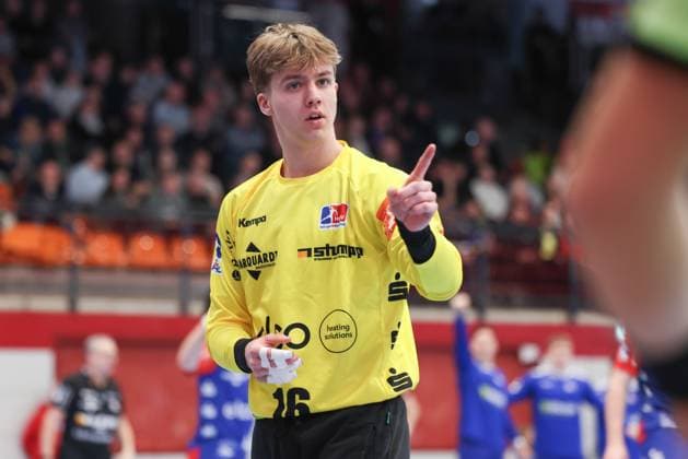 Magnus Bierfreund HBW Balingen Weilstetten GER, TUS N Luebbecke vs HBW Balingen Weilstetten, Handball, 2 Bundesliga, Matchday 18, Season 2024 2025, 09 02 2025 GER, TUS N Luebbecke vs HBW Balingen Weilstetten, Handball, 2 Bundesliga, Matchday 18, Season 2024 2025, 09 02 2025 Luebbecke Copyright: xEibner-Pressefoto OliverxKratox EP_EER