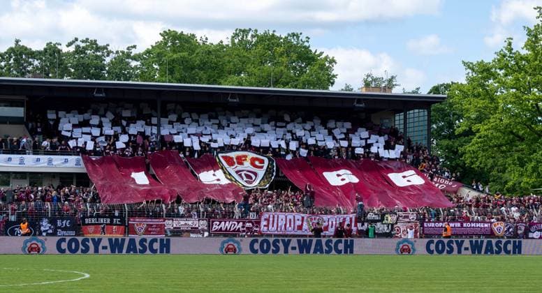 Soccer, Men, Season 2024 2025, COSY WASCH Berlin State Cup Final at Mommsenstadion, BSV Eintracht Mahlsdorf BFC Dynamo, Fans of BFC, 24 05 2025, Copyright: xMatthiasxKochx