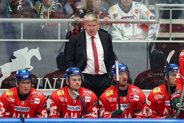 Head Coach Bill Peters Augsburger Panther , Augsburger Panther vs Adler Mannheim, 2 Matchday, Ice Hockey, Penny DEL, 14 09 2025 Augsburg Bayern Germany Copyright: xkolbert-press ChristianxKolbertx