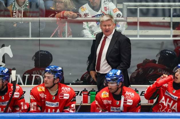 Head Coach Bill Peters Augsburger Panther , Augsburger Panther vs Adler Mannheim, 2 Matchday, Ice Hockey, Penny DEL, 14 09 2025 Augsburg Bayern Germany Copyright: xkolbert-press ChristianxKolbertx