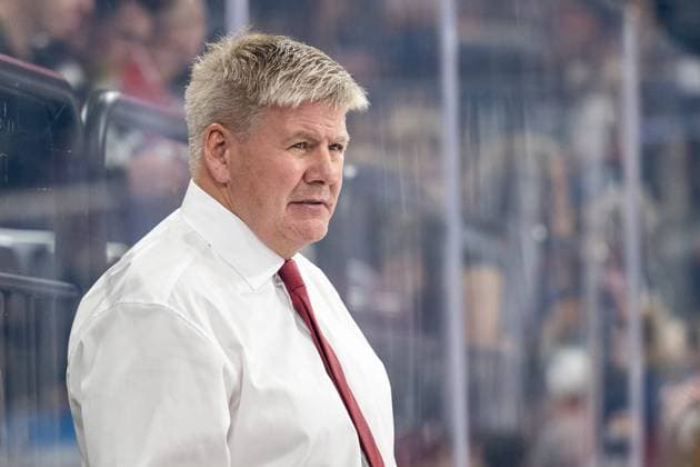 Head coach Bill Peters Augsburger Panther , EHC Red Bull Muenchen vs Augsburger Panther, PENNY DEL, Main Round, Matchday 3, 19 09 2025 Muenchen Bayern Germany Copyright: xkolbert-press UlrichxGamelx