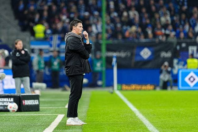 Merlin Polzin Hamburger SV, Coach GER, Hamburger SV vs FSV Mainz 05, Football, 1 Bundesliga, Matchday 6, Season 2025 2026, 05 10 2025 GER, Hamburger SV vs FSV Mainz 05, Football, 1 Bundesliga, Matchday 6, Season 2025 2026, 05 10 2025 Hamburg Copyright: xEibner-Pressefoto MarcelxvonxFehrnx EP_MFN