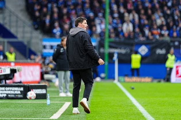 Merlin Polzin Hamburger SV, Coach GER, Hamburger SV vs FSV Mainz 05, Football, 1 Bundesliga, Matchday 6, Season 2025 2026, 05 10 2025 GER, Hamburger SV vs FSV Mainz 05, Football, 1 Bundesliga, Matchday 6, Season 2025 2026, 05 10 2025 Hamburg Copyright: xEibner-Pressefoto MarcelxvonxFehrnx EP_MFN