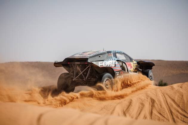W2RC - RALLYE DU MAROC 2025 228 GUTHRIE Mitch (USA), WALCH Kellon (USA), Ford M Ford Raptor, FIA W2RC, Ultimate T1+, action, during the Stage 2 of the Rallye du Maroc 2025, 5th round of the 2025 WR2C on October 14, 2025 around Erfoud, Morocco - ErfoudMorocco Copyright: xFREDERICxLExFLOCxHx