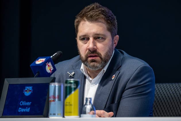 Oliver David Head Coach, EHC Red Bull Muenchen at the post-match press conference Portrait Portraet GER, EHC Red Bull Muenchen vs Fischtown Pinguins Bremerhaven, Ice Hockey, DEL, Matchday 42, Season 2025 2026, 23 01 2026 GER, EHC Red Bull Muenchen vs Fischtown Pinguins Bremerhaven, Ice Hockey, DEL, Matchday 42, Season 2025 2026, 23 01 2026 Muenchen Copyright: xEibner-Pressefoto HeikexFeinerx EP_HFR