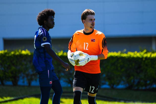 Costa Rica national team, Nationalteam against Bermuda National team. 2026 Concacaf Under - 20 Qualifiers Bermuda National team goalkeeper Daniel Powell in action during the match between the U-20 National Teams of Costa Rica and Bermuda, played on 02.03.26 at at the FCRF-Plycem Sports Complex in Alajuela, Costa Rica as part of the 2026 Concacaf Under - 20 Qualifiers. Photo Jose Campos PMEimages. Alajuela Alajuela Costa Rica Copyright: xJosexCamposx xPMEimagesx