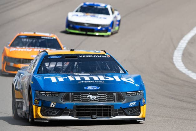 LAS VEGAS, NV - MARCH 15: Brad Keselowski ( 6 RFK Racing Trimble Ford) drives during the NASCAR, Motorsport, USA Cup Series Pennzoil 400 race on March 15, 2026, at Las Vegas Motor Speedway in Las Vegas, NV. (Photo by Karl Anderson Icon Sportswire) AUTO: MAR 15 NASCAR Cup Series Pennzoil 400 EDITORIAL USE ONLY Icon272260315177