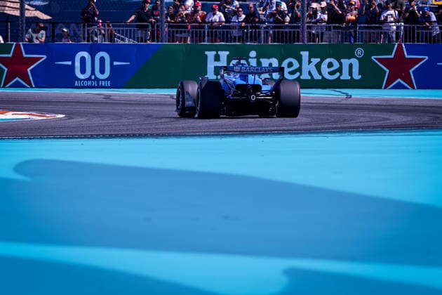 (23) Alexander Albon (THA) - Atlassian Williams F1 Team - Williams FW48 - Mercedes during the Formula 1 Crypto.com Miami Grand Prix 2026 at Miami International Autodrome in Miami Gardens, United States. Round 6 of the 2026 FIA Formula One World Championship, WM, Weltmeisterschaft held May 1-3, 2026. The Miami International Autodrome, located in the grounds of the Hard Rock Stadium, hosts the sixth round featuring the Sprint format. This event weekend features the F1 Sprint format, with a Sprint Shootout and Sprint Race in addition to the standard qualifying session and Grand Prix. Copyright: xAlessioxDexMarcox xAvens-images.com AvensImages IPAxSportx xipa-agency.netx xx IPA_74392725 IPA_Agency_IPA74392725
