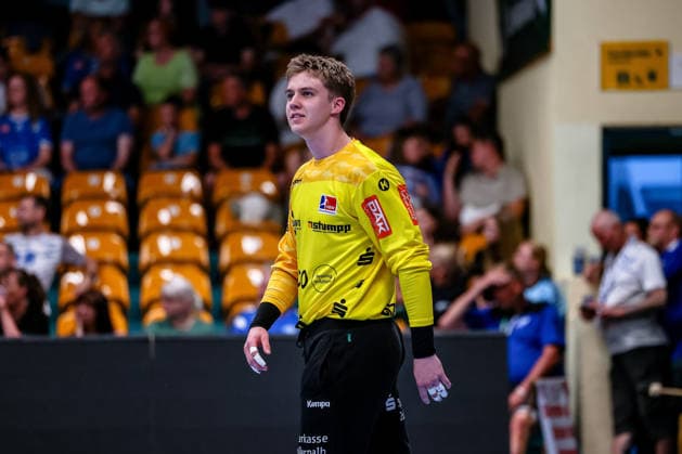 Magnus Bierfreund HBW Balingen Weilstetten, 16 , Dessau Rosslauer HV 06 vs HBW Balingen Weilstetten, Handball, 2 Bundesliga, 33 Matchday, Season 2025 26, 29 05 2026, Dessau Rosslauer HV 06 vs HBW Balingen Weilstetten, Handball, 2 Bundesliga, 33 Matchday, Season 2025 26, 29 05 2026 Dessau Rosslau Copyright: xEibner-Pressefoto LauraxRoemerx EP_LRR