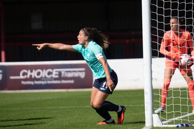 Barclays Women™s Super League match between West Ham United and London City Lionesses LONDON, ENGLAND - SEPTEMBER 12: Alexia Putellas of London City Lionesses during the Barclays Women™s Super League match between West Ham United and London City Lionesses at Chigwell Construction Stadium on September 12, 2026 in London, England (Photo by Nina Farooqi beanhive) London United Kingdom Copyright: xNinaxFarooqix
