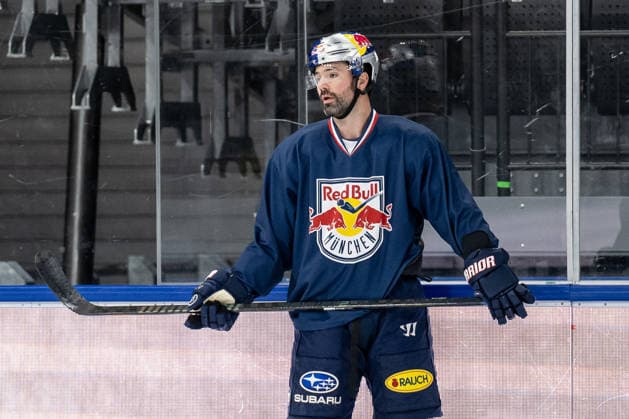 Ryan Murphy, EHC Red Bull Munich, 24, GER, EHC Red Bull Munich, ice hockey, training session ahead of the DEL season opener, September 14, 2026. Photo: HMB Media, Heike Feiner Copyright: HMBxMedia HeikexFeiner