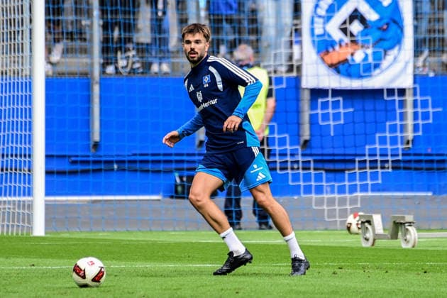 Mario Vuskovic: HSV Back in Action—Germany, Hamburg, Volksparkstadion, Soccer, Bundesliga 1, 1: Mario Vuskovic s first training session with Hamburger SV after his doping suspension