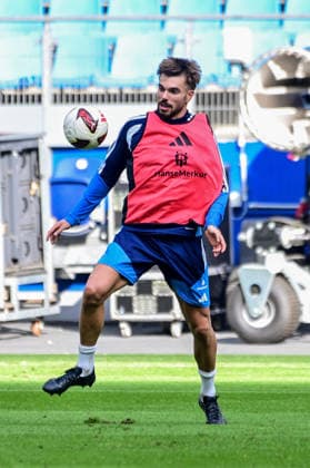 Mario Vuskovic: HSV Back in Action—Germany, Hamburg, Volksparkstadion, Soccer, Bundesliga 1, 1: Mario Vuskovic s first training session with Hamburger SV after his doping suspension