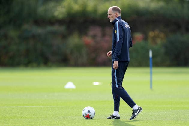England MD-1 Training, Nations League Thomas Tuchel, Manager of England during the England MD-1 training session ahead of the 2026 27 UEFA Nations League Group A3 match vs Spain, Tottenham Hotspur Training Ground, Enfield, England on 25 September 2026 Credit: Tiego Grenho Every Second Media Editorial use only. All images are copyright Every Second Media Limited. No images may be reproduced without prior permission. Copyright: xIMAGO EveryxSecondxMediax ESM-2188-0007 TiegoxGrenhox xEveryxSecondxMediax