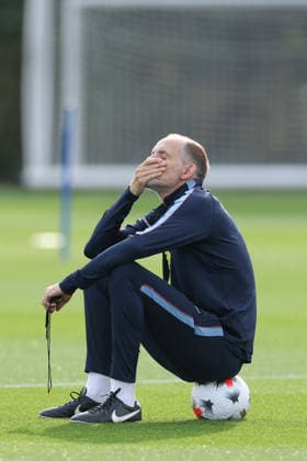 England MD-1 Training, Nations League Thomas Tuchel, reacts Manager of England during the England MD-1 training session ahead of the 2026 27 UEFA Nations League Group A3 match vs Spain, Tottenham Hotspur Training Ground, Enfield, England on 25 September 2026 Credit: Tiego Grenho Every Second Media Editorial use only. All images are copyright Every Second Media Limited. No images may be reproduced without prior permission. Copyright: xIMAGO EveryxSecondxMediax ESM-2188-0012 TiegoxGrenhox xEveryxSecondxMediax