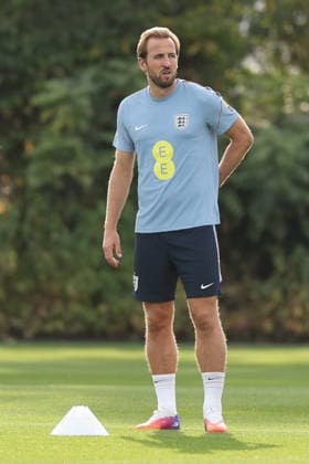 England MD-1 Training, Nations League Harry Kane of England during the England MD-1 training session ahead of the 2026 27 UEFA Nations League Group A3 match vs Spain, Tottenham Hotspur Training Ground, Enfield, England on 25 September 2026 Credit: Tiego Grenho Every Second Media Editorial use only. All images are copyright Every Second Media Limited. No images may be reproduced without prior permission. Copyright: xIMAGO EveryxSecondxMediax ESM-2188-0020 TiegoxGrenhox xEveryxSecondxMediax