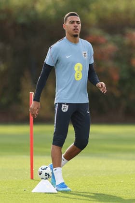 England MD-1 Training, Nations League Morgan Rogers of England during the England MD-1 training session ahead of the 2026 27 UEFA Nations League Group A3 match vs Spain, Tottenham Hotspur Training Ground, Enfield, England on 25 September 2026 Credit: Tiego Grenho Every Second Media Editorial use only. All images are copyright Every Second Media Limited. No images may be reproduced without prior permission. Copyright: xIMAGO EveryxSecondxMediax ESM-2188-0025 TiegoxGrenhox xEveryxSecondxMediax