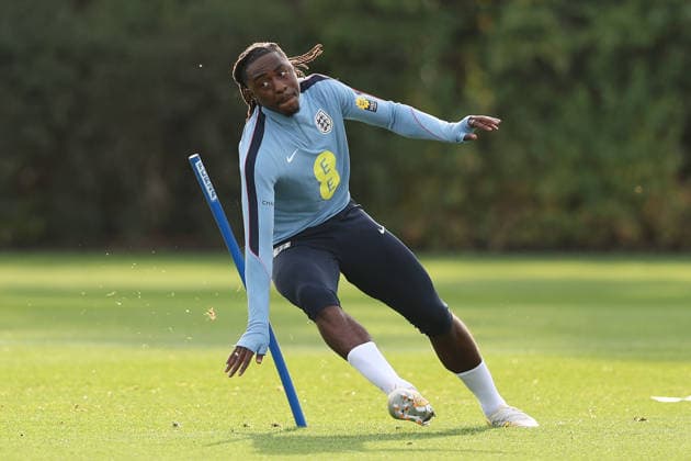 England MD-1 Training, Nations League Eberechi Eze of England during the England MD-1 training session ahead of the 2026 27 UEFA Nations League Group A3 match vs Spain, Tottenham Hotspur Training Ground, Enfield, England on 25 September 2026 Credit: Tiego Grenho Every Second Media Editorial use only. All images are copyright Every Second Media Limited. No images may be reproduced without prior permission. Copyright: xIMAGO EveryxSecondxMediax ESM-2188-0045 TiegoxGrenhox xEveryxSecondxMediax