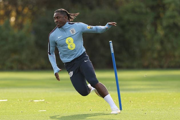 England MD-1 Training, Nations League Eberechi Eze of England during the England MD-1 training session ahead of the 2026 27 UEFA Nations League Group A3 match vs Spain, Tottenham Hotspur Training Ground, Enfield, England on 25 September 2026 Credit: Tiego Grenho Every Second Media Editorial use only. All images are copyright Every Second Media Limited. No images may be reproduced without prior permission. Copyright: xIMAGO EveryxSecondxMediax ESM-2188-0046 TiegoxGrenhox xEveryxSecondxMediax